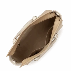 Sac à Main Lancaster Smooth 437-04 -Mode Sacs Magasin 437 04 BEIGE ECRU 4