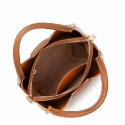 Petit Sac à Main Lancaster "Ida Double" 470-83 -Mode Sacs Magasin 470 83 CAMEL IN OR 4