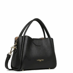 Petit Sac à Main Lancaster "Ida Double" 470-83 -Mode Sacs Magasin 470 83 NOIR IN NU 2