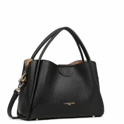 Sac à Main Lancaster "Ida Double" 470-84 -Mode Sacs Magasin 470 84 NOIR IN NU 2