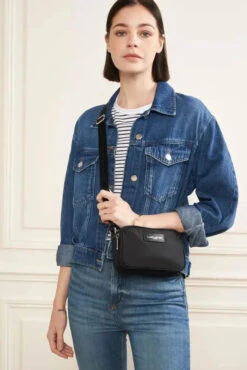 Mini Sac Trotteur Lancaster "Basic Vita" 510-75 -Mode Sacs Magasin 510 75 NOIR 1B