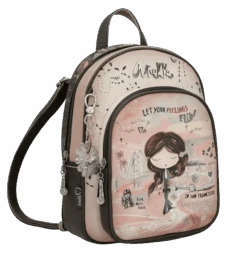 Mode Sacs Magasin -Mode Sacs Magasin Anekke Sac a dos Peace Love Pink 38825 197 Anekke 23613513