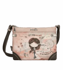 Anekke Sac Bandoulière Peace & Love Pink 38823-701