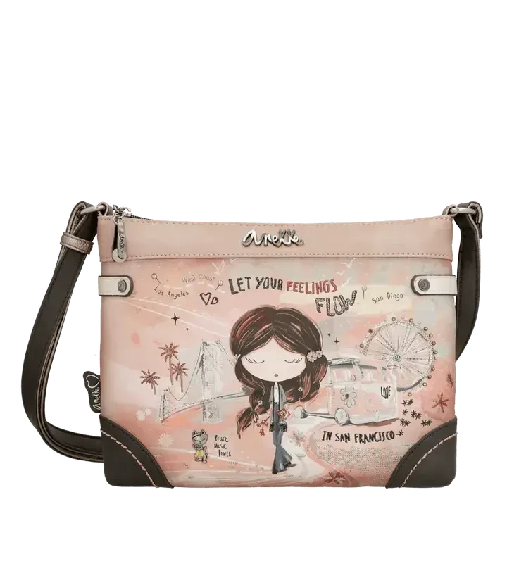 Anekke Sac Bandoulière Peace & Love Pink 38823-701 3 Anekke Sac Bandoulière Peace & Love Pink 38823-701