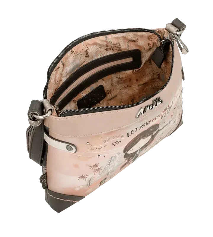 Anekke Sac Bandoulière Peace & Love Pink 38823-701 8 Anekke Sac Bandoulière Peace & Love Pink 38823-701 – Image 6