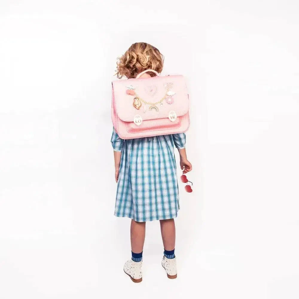 Cartable Jeune Premier Vichy Love Pink 4 Cartable Jeune Premier Vichy Love Pink – Image 2