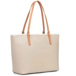 Grand Sac Cabas Lancaster Smooth 437-08 -Mode Sacs Magasin Grand Sac Cabas Lancaster Smooth 437 08 Lancaster 23014012