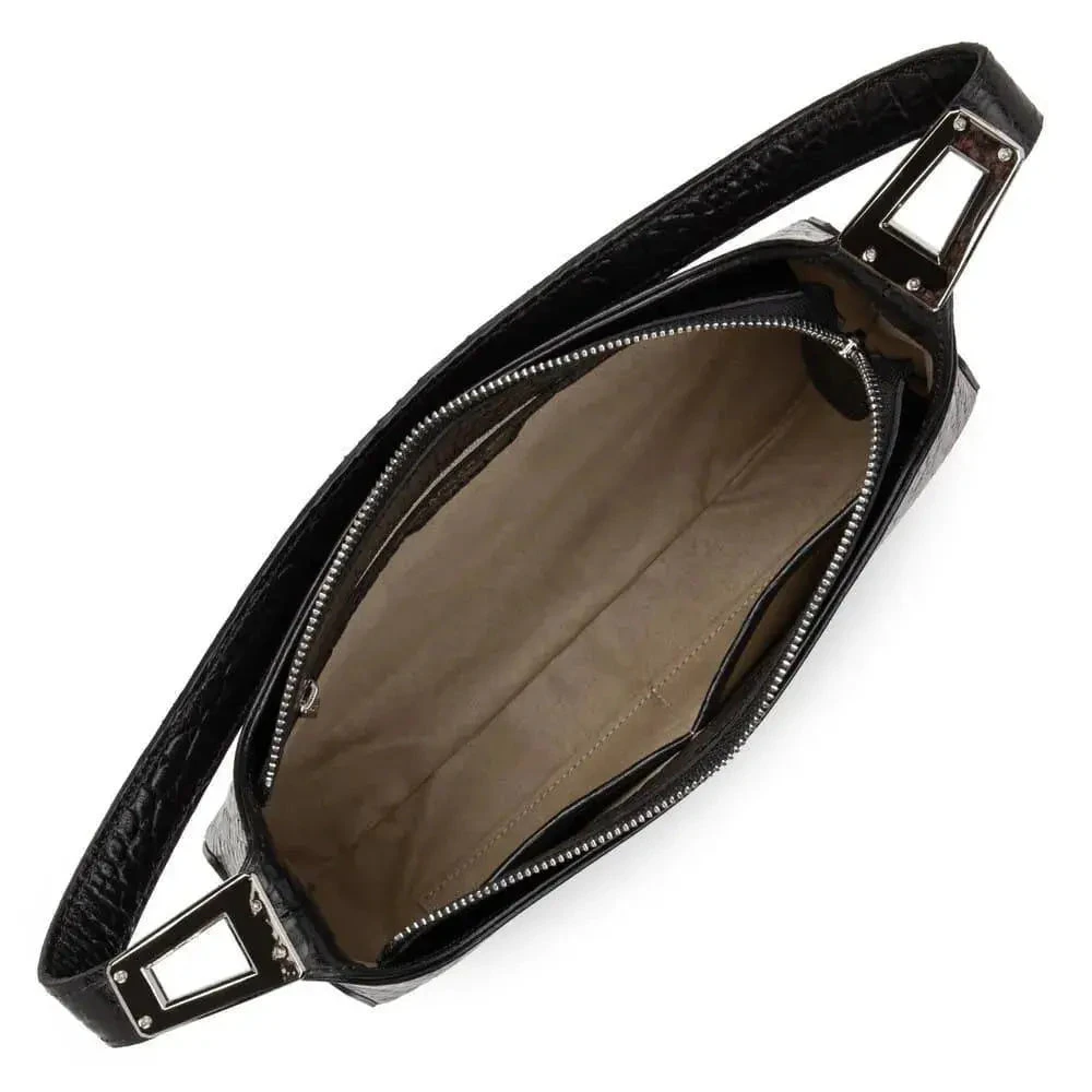 Sac Baguette Lancaster Exotic Croco 426-87 6 Sac Baguette Lancaster Exotic Croco 426-87 – Image 4