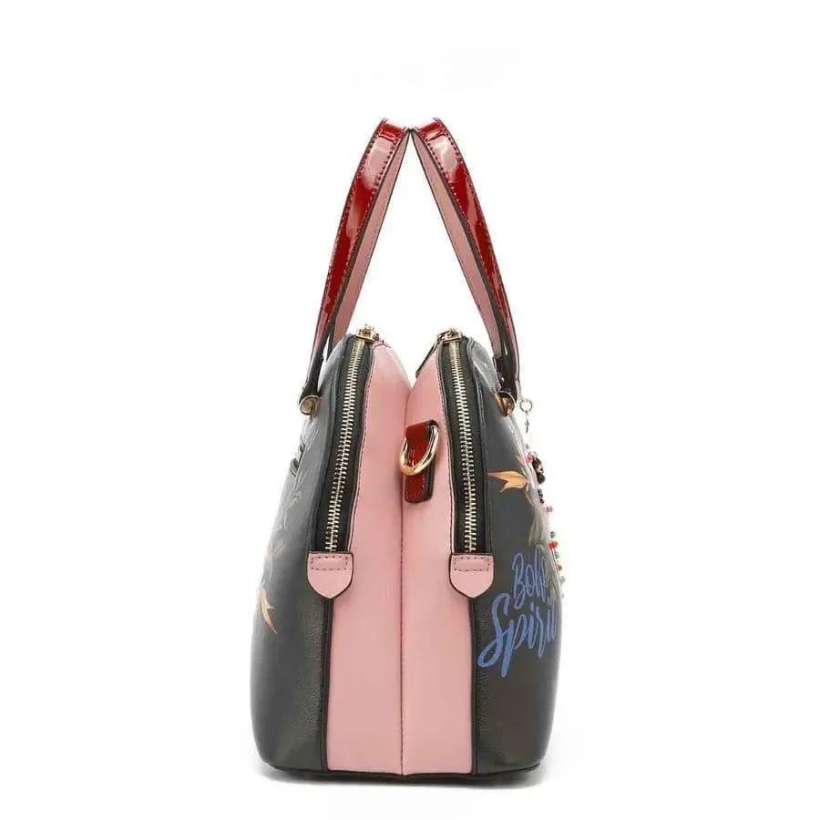 Sac à Main Nicole Lee "Bohemian Black" 5 Sac à Main Nicole Lee "Bohemian Black" – Image 3