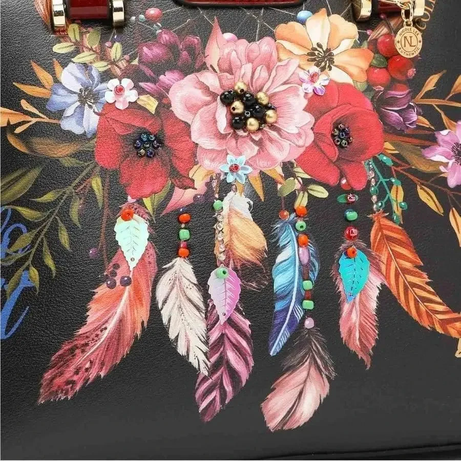 Sac à Main Nicole Lee "Bohemian Black" 11 Sac à Main Nicole Lee "Bohemian Black" – Image 9