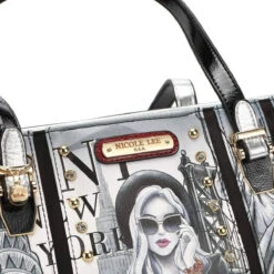 Sac Shopping Nicole Lee "Life In New-York" 19 Sac Shopping Nicole Lee "Life In New-York" -Mode Sacs Magasin Sac shopping Nicole Lee Life in New York Nicole Lee 22674765