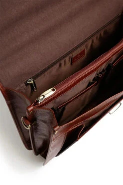 Cartable Hexagona 119057 -Mode Sacs Magasin cartable hexagona 119057 cartable hexagona 119057 marron melisac reims 5