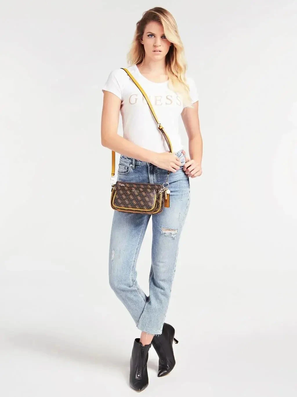 Sac Bandoulière Guess Arie Logo 4G 4 Sac Bandoulière Guess Arie Logo 4G – Image 2