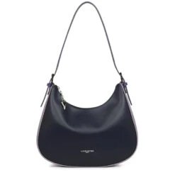 Sac Besace Lancaster Smooth 437-10 -Mode Sacs Magasin sac besace lancaster smooth 437 10 sac besace lancaster smooth 437 10 bleu foncemauveviolet melisac reims 7