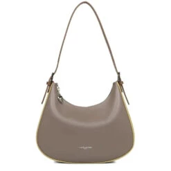 Sac Besace Lancaster Smooth 437-10 -Mode Sacs Magasin sac besace lancaster smooth 437 10 sac besace lancaster smooth 437 10 taupegingembrevison melisac reims 16